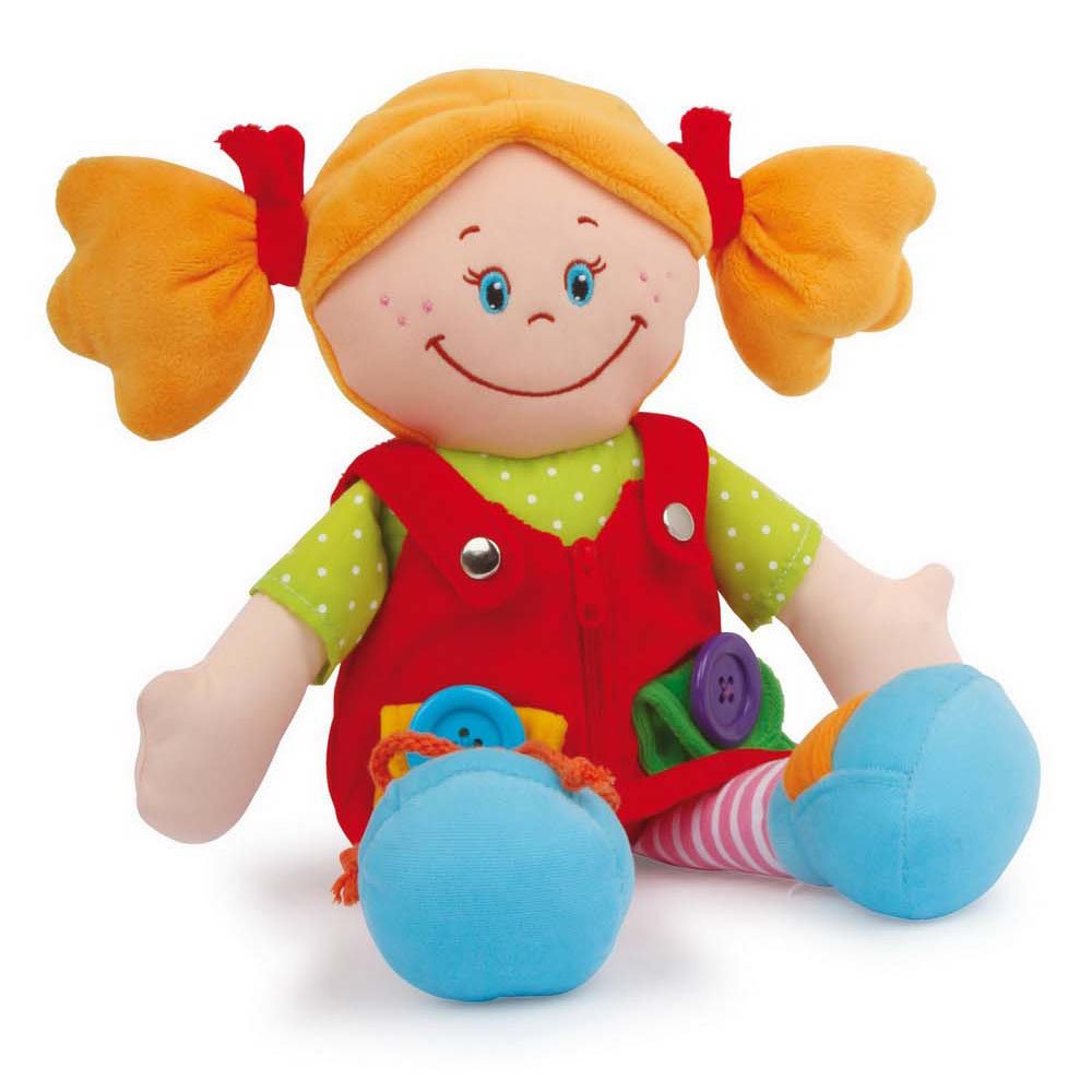 small foot 5576 Cloth dolls "Chiara & Massimo", learning dolls for the training of fine motor skills of small children, set of 2 - Image 2