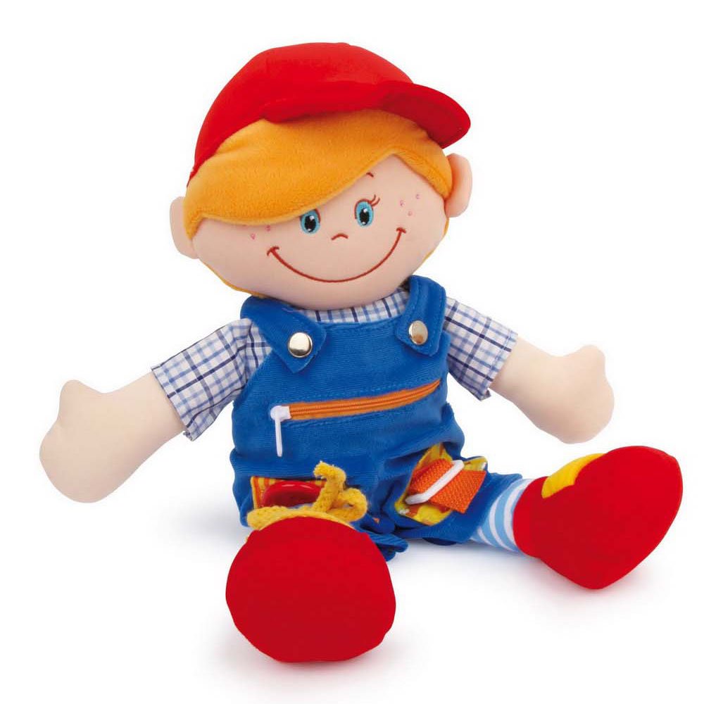 small foot 5576 Cloth dolls "Chiara & Massimo", learning dolls for the training of fine motor skills of small children, set of 2 - Image 3