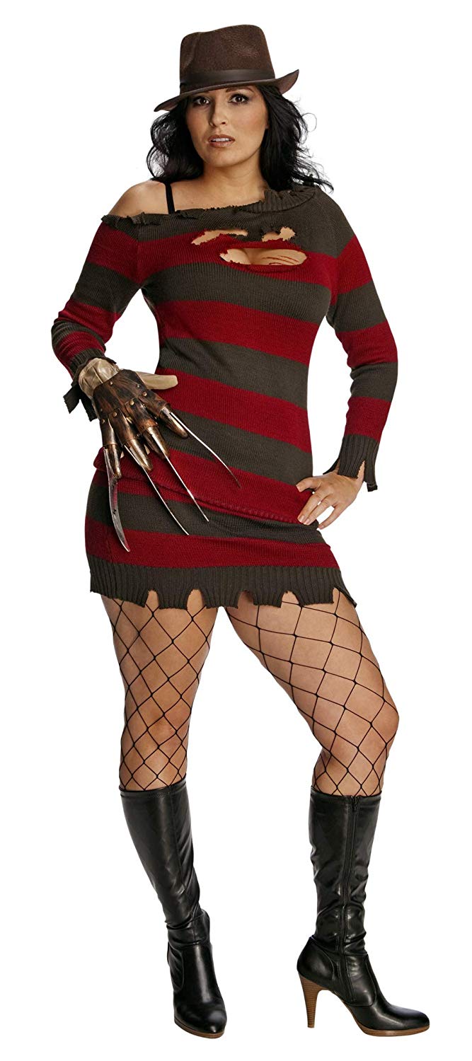 Rubie’s Official Miss Freddy Krueger Sexy Secret Wishes Costume Ladies ...