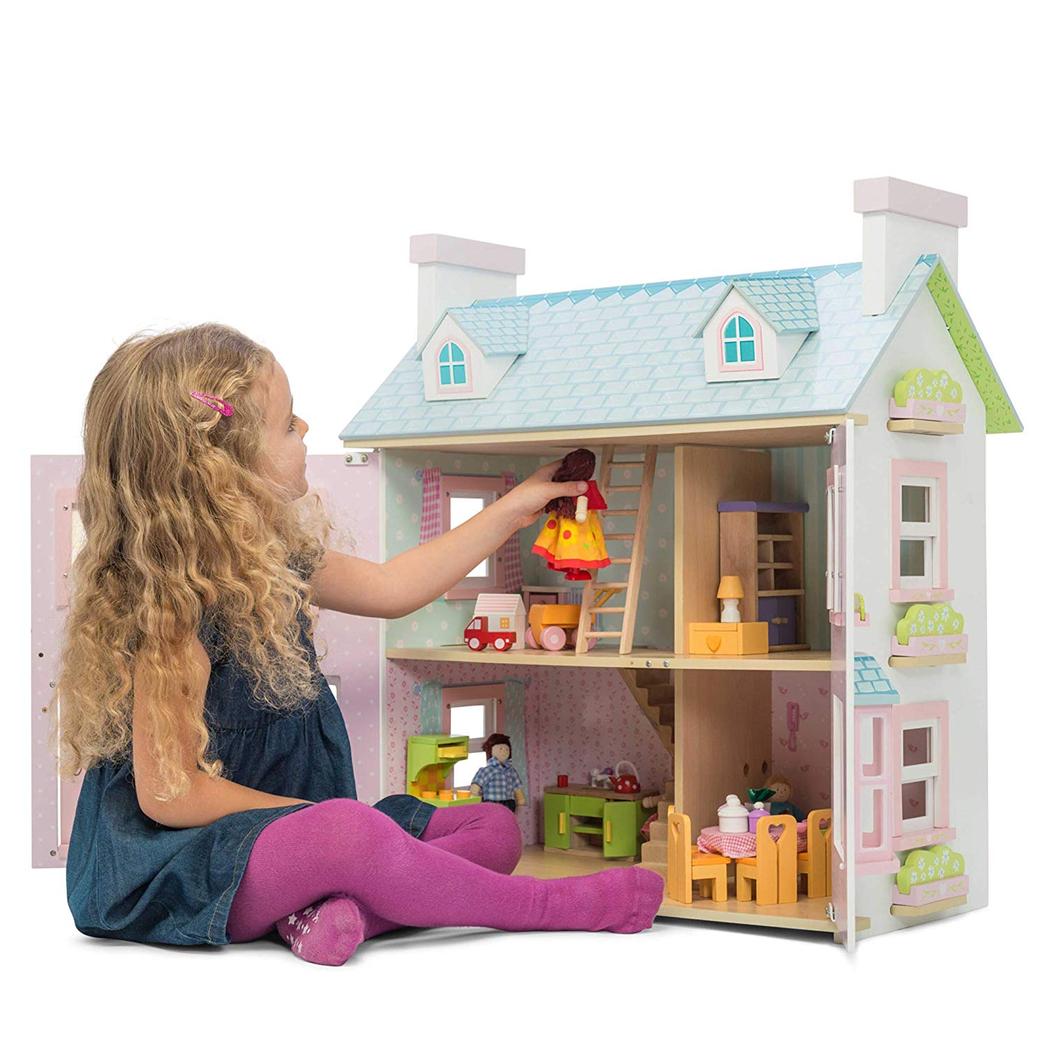 le toy van mayberry manor with furniture