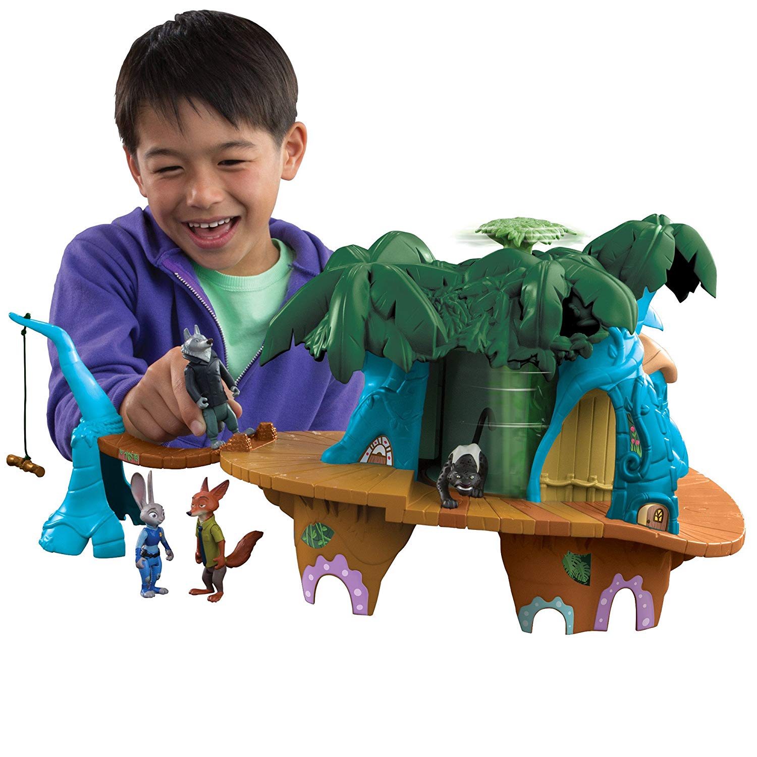 zootopia rainforest playset