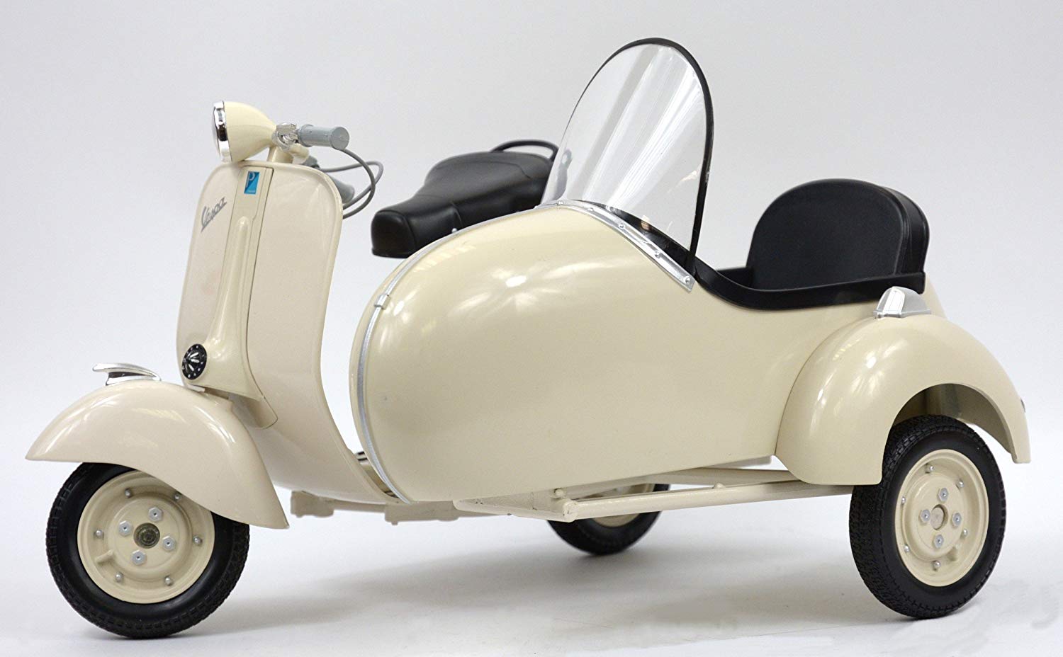 New Ray Model Vespa 150 VL1T with Sidecar, Beige, Model Scale 1:6 – TopToy