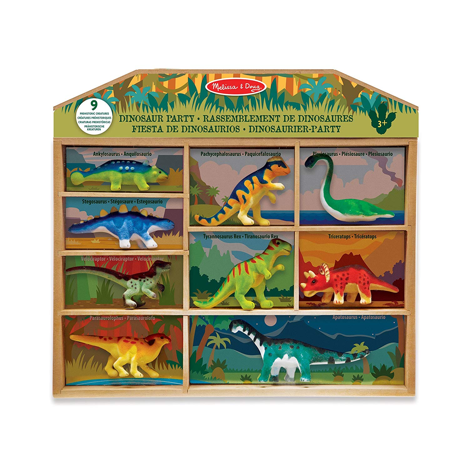 Melissa & Doug 12666 Dinosaur Party Play Set, Assorted Color, Kids – TopToy