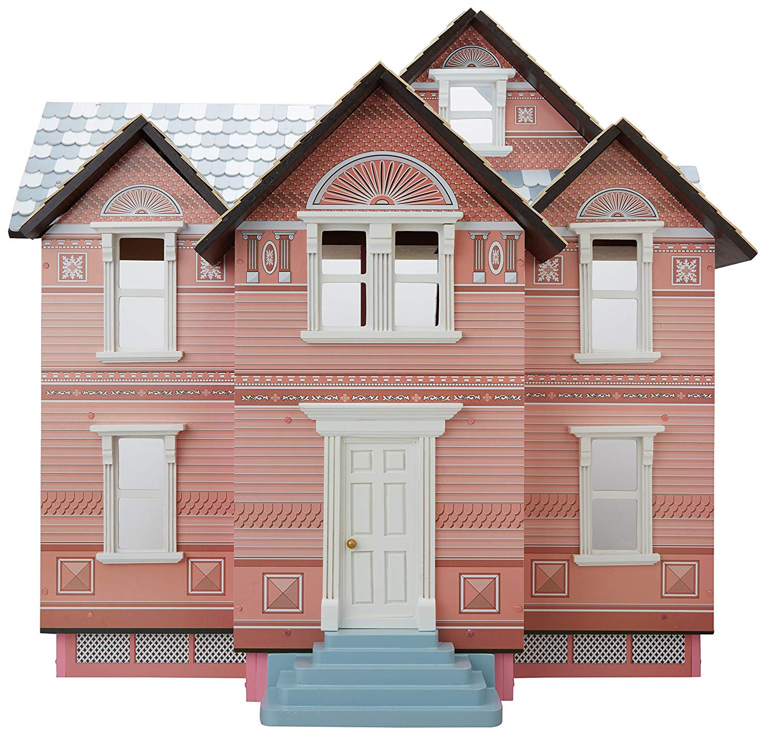 classic wooden dollhouse