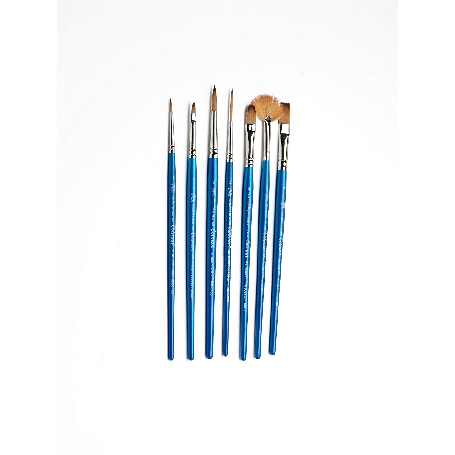 Winsor & Newton, “Cotman” Brush Short Handle Set, Pack of 7 – TopToy