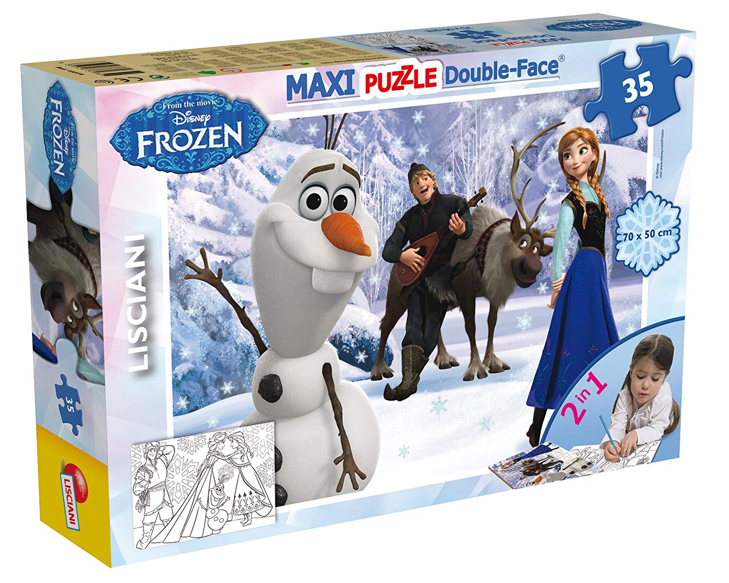 frozen olaf impossible puzzle